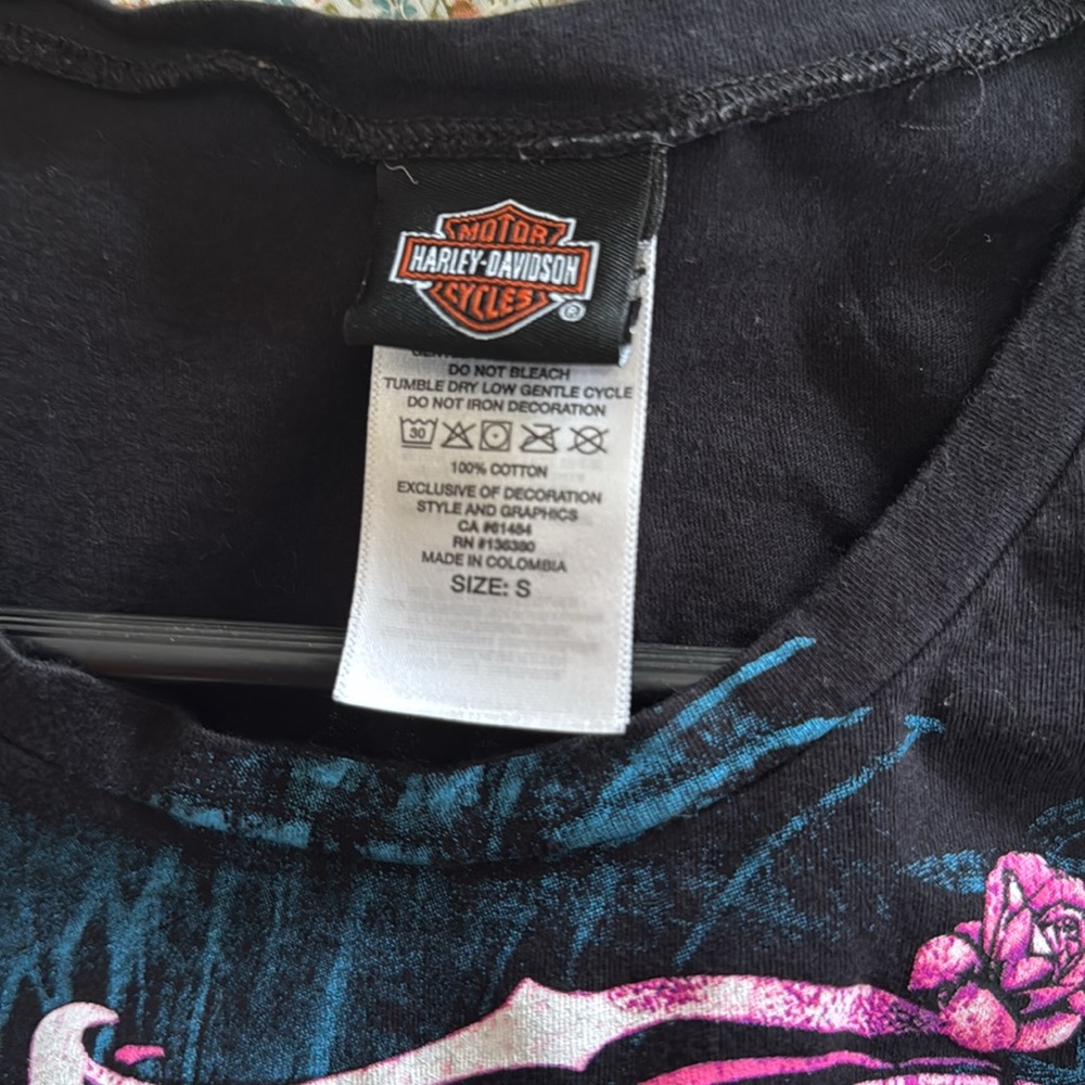 EUC Harley Davidson, tank top with tied sides - Picture 5 of 5
